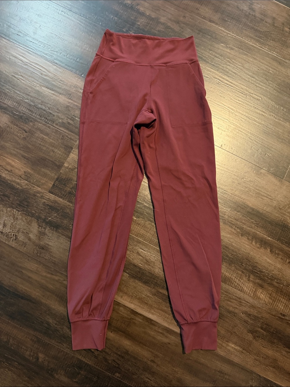 lululemon athletica Burgundy Track Joggers